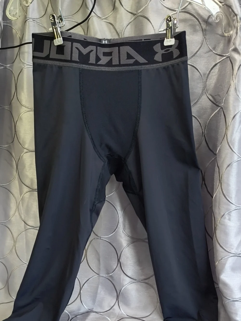 Under Armour Black Men’s Compression Heatgear Boxer Briefs Size M AE